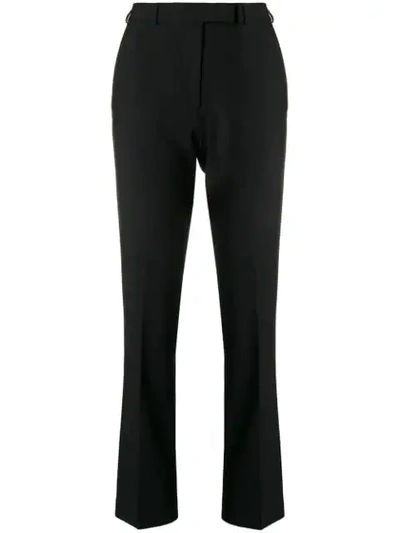 Shop Etro Straight Leg Tailored Trousers - Black