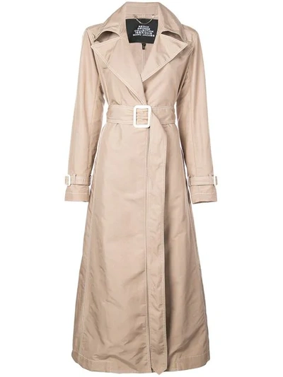 MARC JACOBS CLASSIC LONG TRENCHCOAT - 大地色