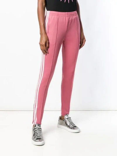 Shop Adidas Originals Adidas Skinny Sweatpants - Pink