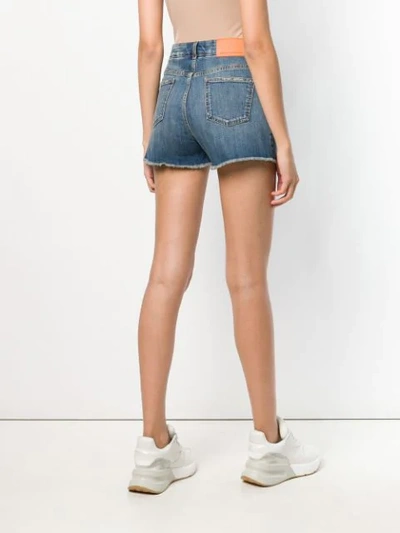 Shop Stella Mccartney The Denim Shorts In Blue