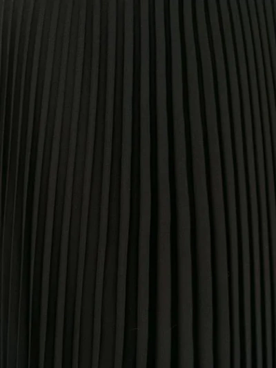 Valentino Pleated Midi Skirt - Black In Black