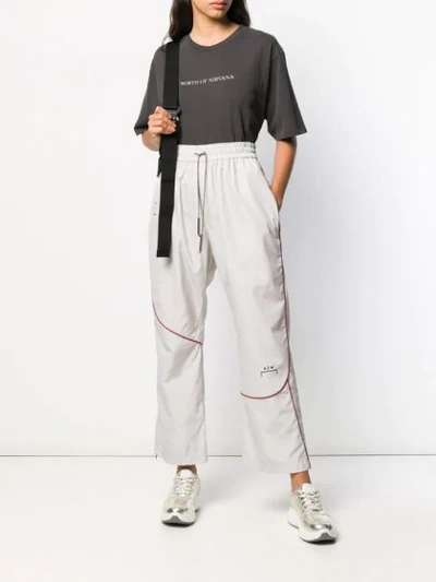 Shop A-cold-wall* Shell Track Pants In Neutrals