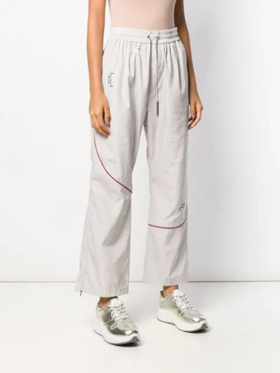Shop A-cold-wall* Shell Track Pants In Neutrals