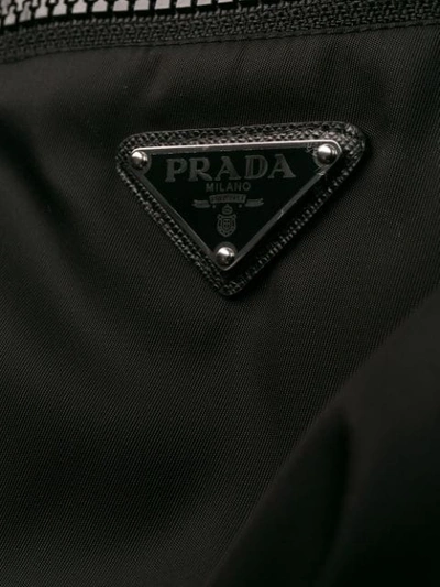 Shop Prada Cropped-hose Mit Reissverschlüssen - Schwarz In Black