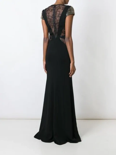 Shop Philipp Plein 'daphne' Evening Dress In Black