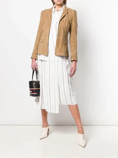 Shop Sylvie Schimmel Mercure Jacket In Neutrals