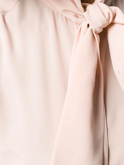 Shop Stella Mccartney Pussy Bow Loose Blouse - Pink