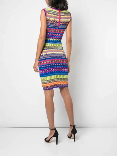 Shop Milly Graphic Bodycon Dress - Blue