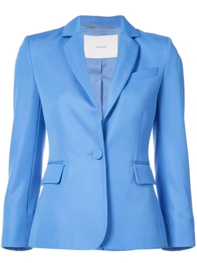 Shop Adam Lippes Tailored Blazer - Blue