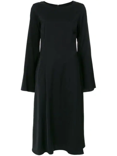 Shop Uma Raquel Davidowicz Manga Midi Dress In Black