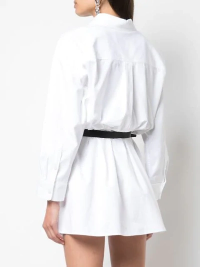 ALEXANDER WANG SHIRT DRESS - 白色