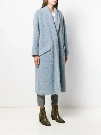 Shop Isabel Marant Étoile Mantel Im Oversized-look In Blue