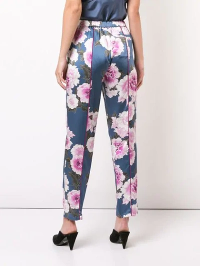 Shop Fleur Du Mal Floral Pajama Trousers In Multicolour