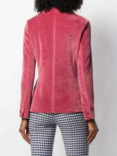 Shop Circolo 1901 Classic Fitted Blazer In Pink