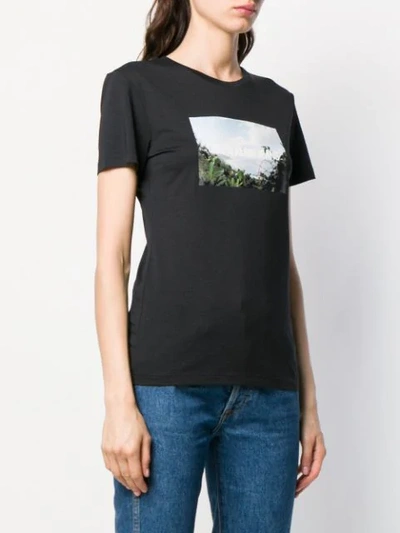 Shop Calvin Klein Jeans Est.1978 Printed Logo T-shirt In 099 Ck Black
