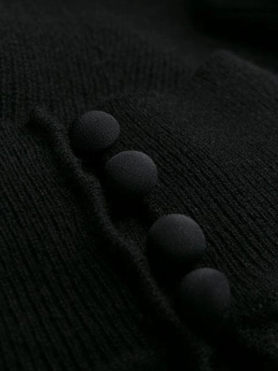 Shop Fendi Lace Insert Jumper In Black