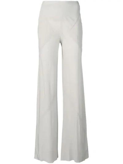 Shop Rick Owens Loose Fit Trousers In Grey