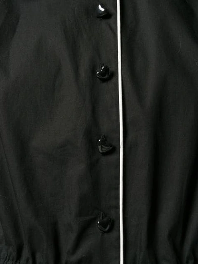 Shop Marc Jacobs The Romantic Poplin Blouse In Black