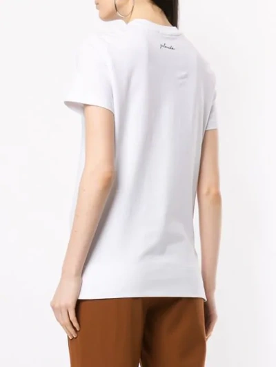 Shop Nehera Galanda Face Print T-shirt - White