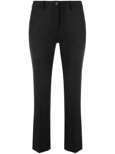 Shop Pt01 Jaine Cropped Trousers In Black
