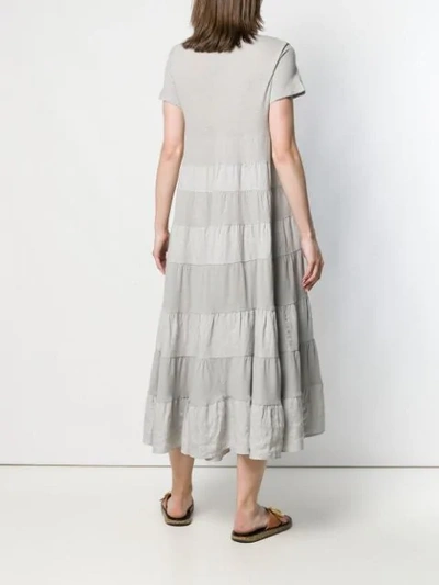 ASPESI PANELLED T-SHIRT DRESS - 灰色