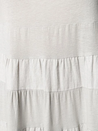 ASPESI PANELLED T-SHIRT DRESS - 灰色