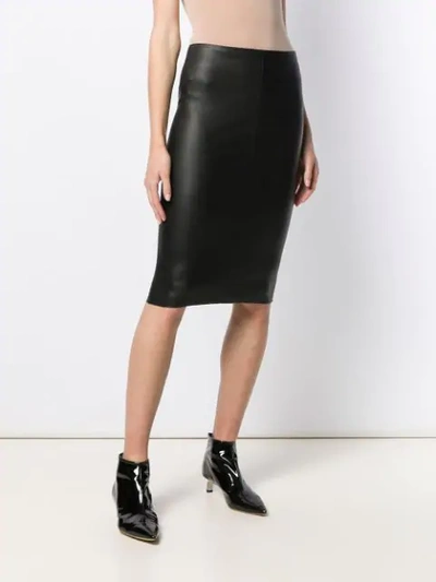Shop Drome Pencil Skirt In Black