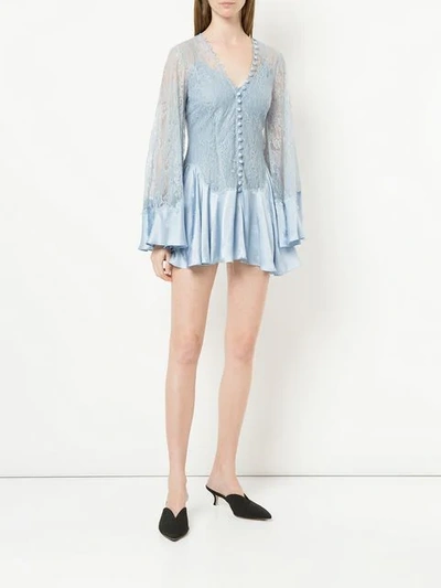 Shop Alice Mccall I Am Love Mini Dress - Blue