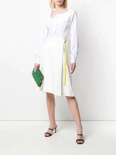 Shop Aalto Wrap Skirt - White