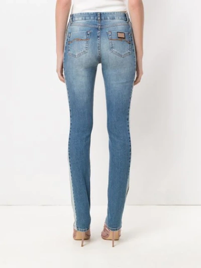 Shop Tufi Duek Skinny Trousers In Blue