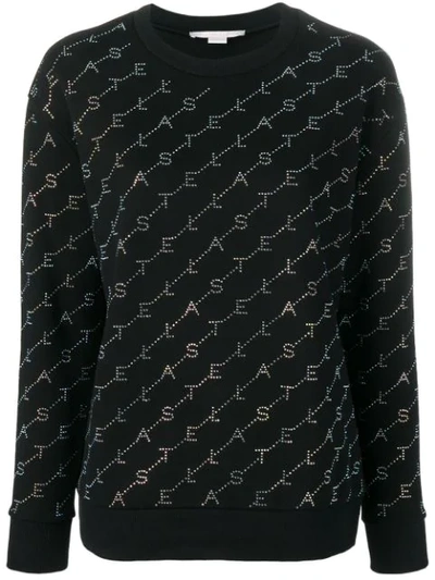 Shop Stella Mccartney Logo Sweatshirt In Black