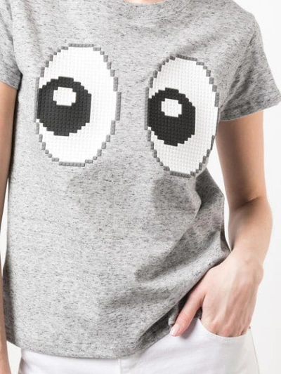 Shop Mostly Heard Rarely Seen 8-bit All Eyez On Me T-shirt In Grey