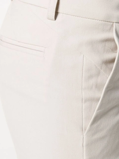 Shop Piazza Sempione Slim-fit Tailored Trousers In Neutrals