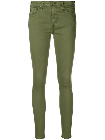 Shop Ag Skinny Jeans In Green