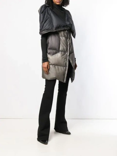 Shop Isaac Sellam Experience Contrast Padded Jacket - Black