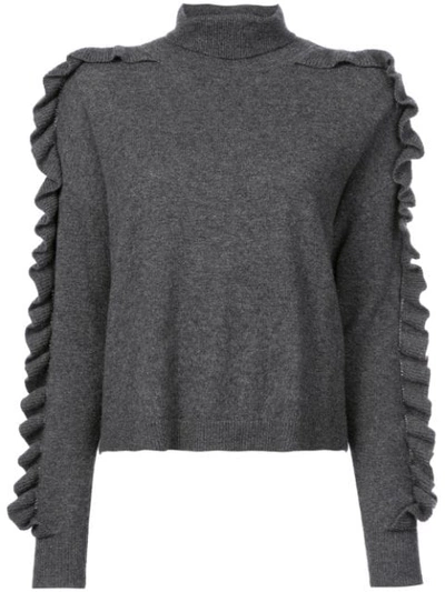 Shop Cinq À Sept Cashmere Savanna Jumper In Grey