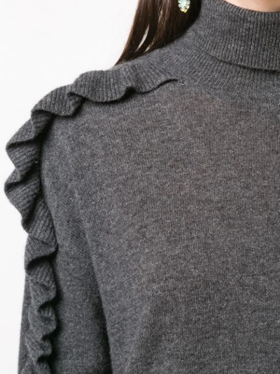 Shop Cinq À Sept Cashmere Savanna Jumper In Grey