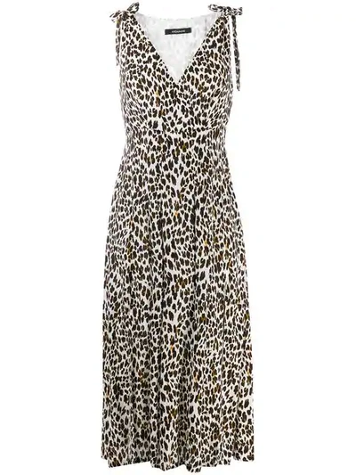 ANDAMANE LEOPARD PRINT DRESS - 大地色