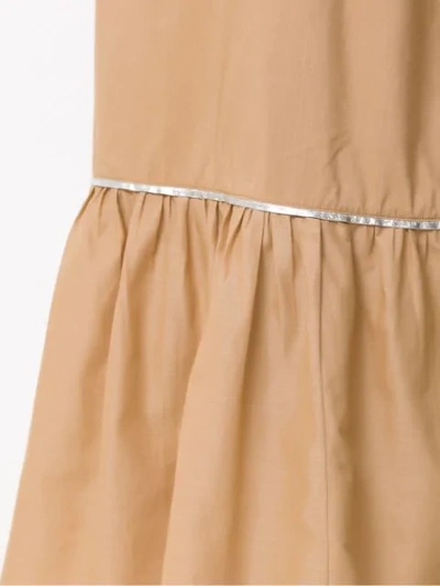 Shop Adriana Degreas Long Dress In Brown