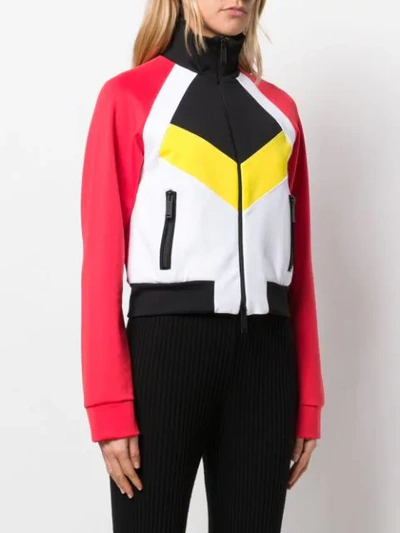 Shop Dsquared2 Colourblock Track Jacket In Red