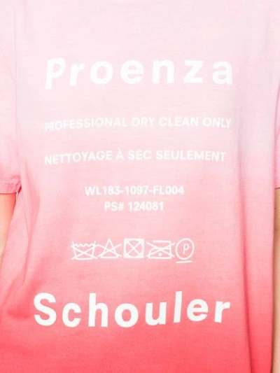 Shop Proenza Schouler Tie-dye T-shirt In Pink