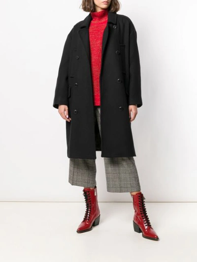 BELLEROSE CROP CHECKERED TROUSERS - 灰色