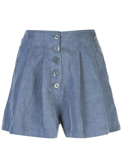Shop Ulla Johnson May Shorts In Blue