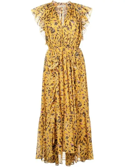 Shop Ulla Johnson Nadya Dress In Yellow