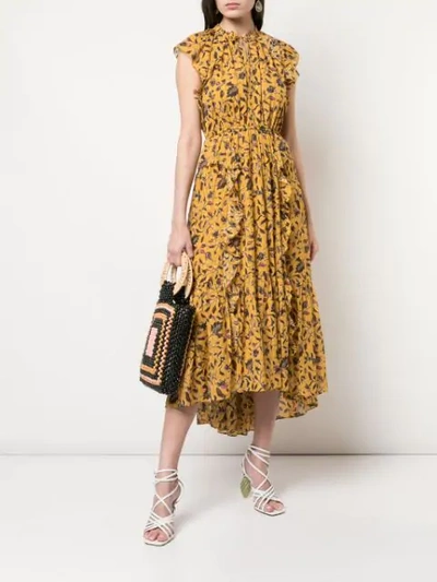 Shop Ulla Johnson Nadya Dress In Yellow