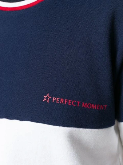 Shop Perfect Moment Colour-block T-shirt In White
