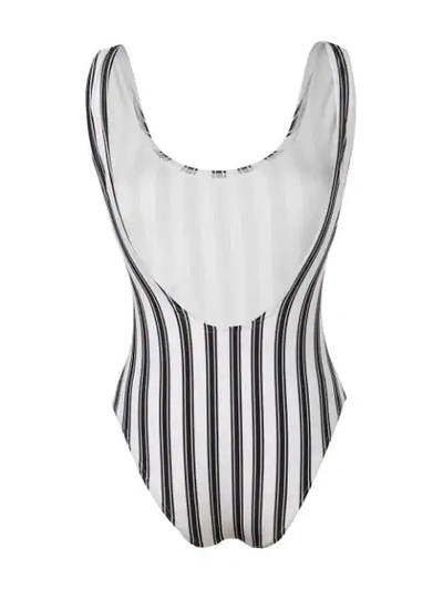 Shop Cynthia Rowley Boca Swimsuit In White ,black