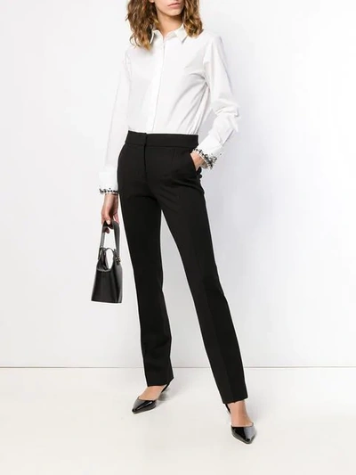 Shop Dorothee Schumacher Emotional Essence Tailored Trousers In Black