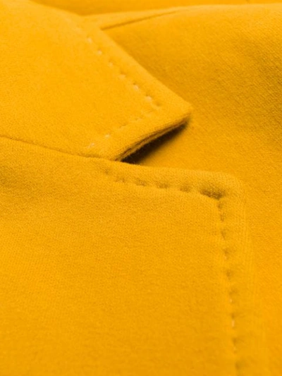 Shop Circolo 1901 Classic Fitted Blazer In Yellow
