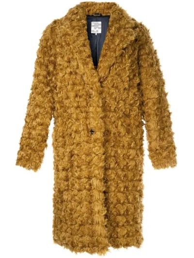 Shop Baum Und Pferdgarten Shaggy Coat In Yellow